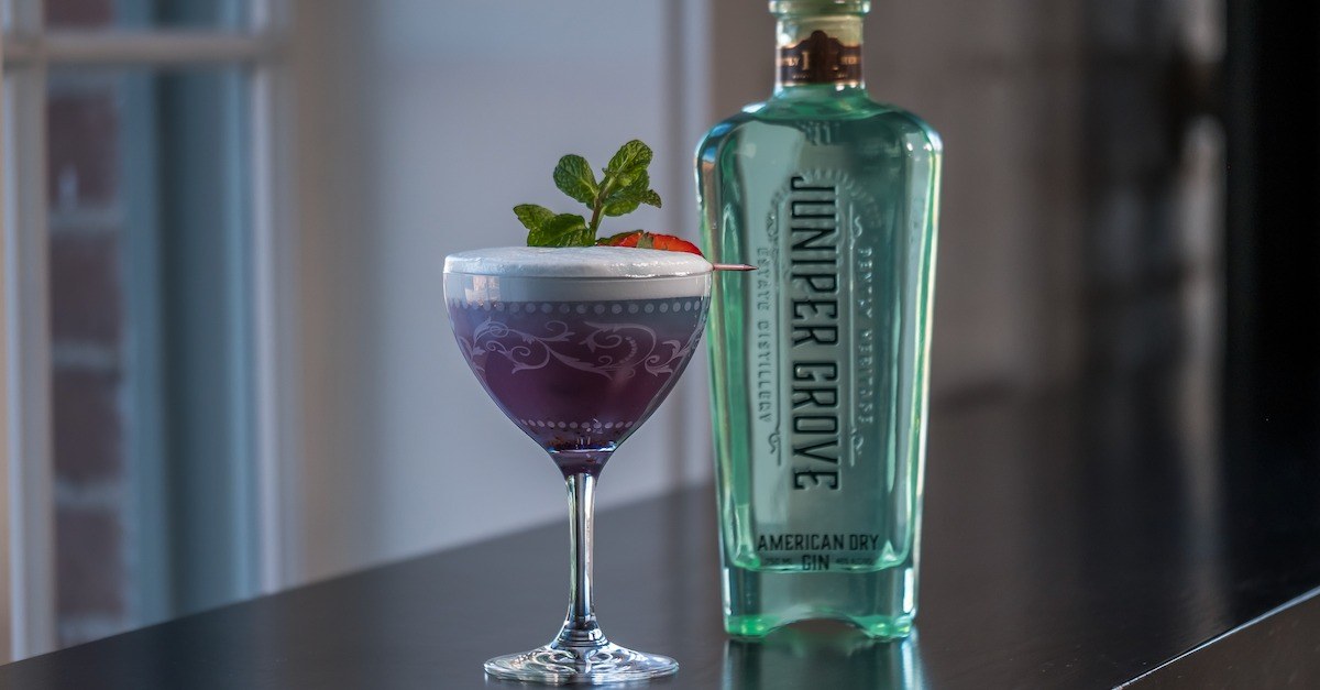 Craft gin cocktail with Juniper Grove American Dry